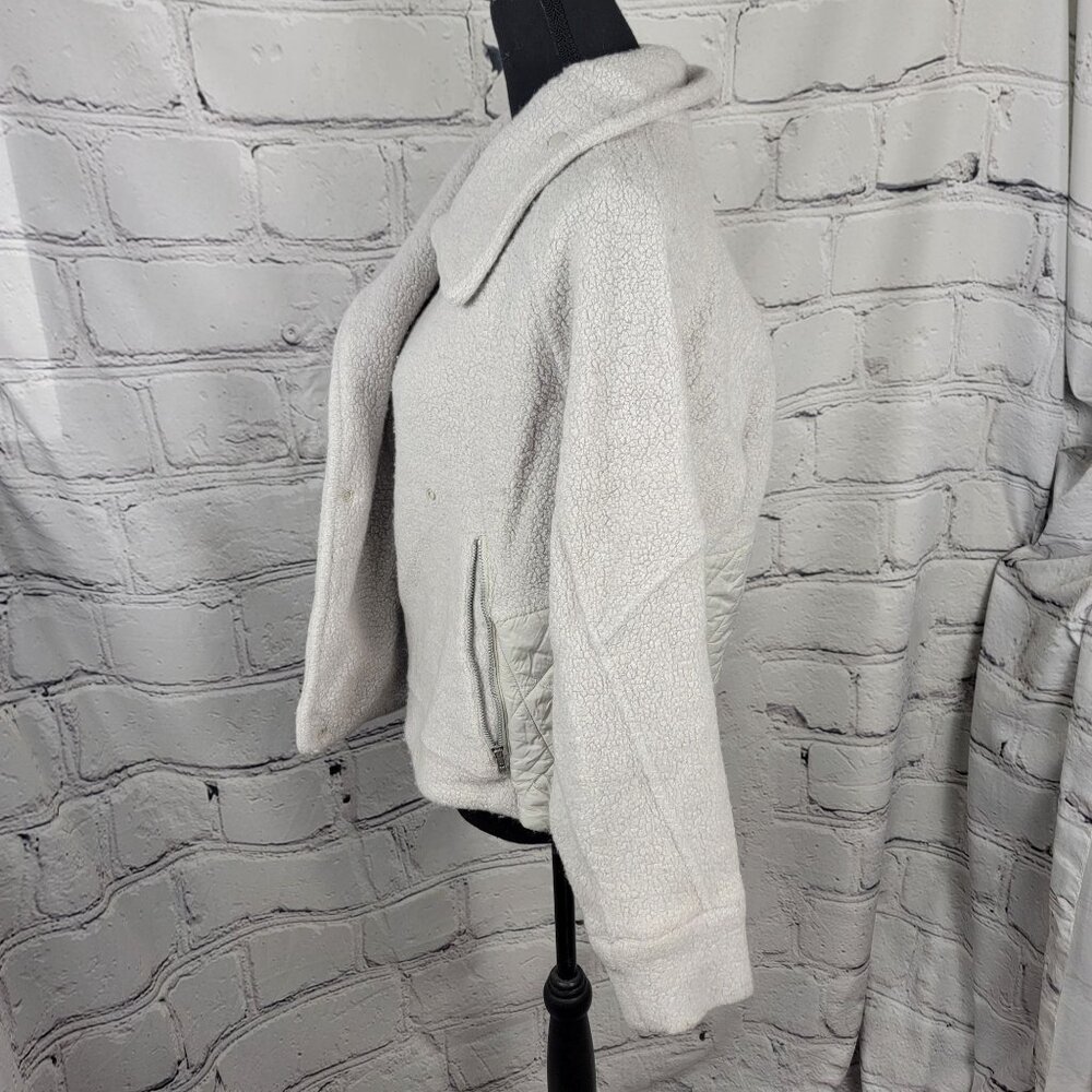 LULULEMON Show Me The Sherpa Jacket Women Size 6 Wool Blend Casual Athleisure - Picture 7 of 11